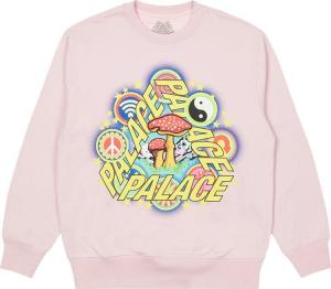 Толстовка Palace Bun 5G Crew 'Pink', розовый