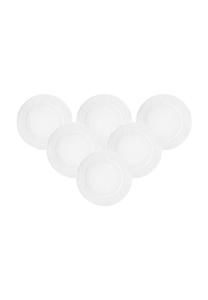 Белые обеденные тарелки nori home ø 28,2 см 6 шт Nori home Seltmann Weiden