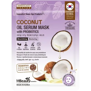 Mbeauty Coconut восстанавливающая маска-сыворотка с кокосовым маслом и пробиотиками, 22 мл