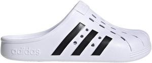 Унисекс сабо Adidas Adilette для взрослых, белый/черный
