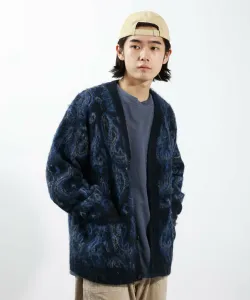 Кардиган с разнообразным узором Bayflow, цвет Blue 80