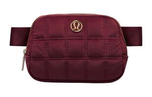 Lululemon Повсюду полиэстер поясная сумка унисекс бордовый, Burgundy