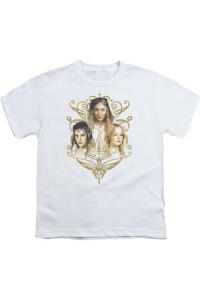 Футболка с коротким рукавом для девушек "Женщины Средиземья" из "Властелина Колец" Gildan, белый