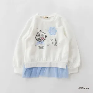 Толстовка из тюля с флисовой подкладкой Branshes, цвет Off White