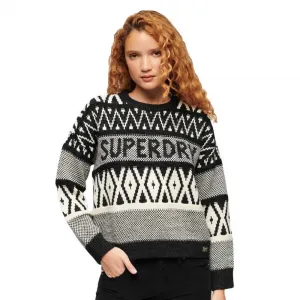 Свитер Superdry Branded Pattern, серый