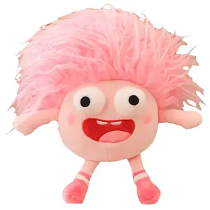 Забавная и очаровательная уродливо-милая кукла из хлопка плюшевая кукла высота 25см/35см Bitter purchase, розовый