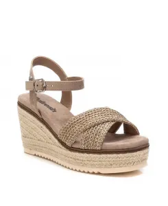 Женские эспадрильи на клиновидной подошве Refresh By Xti, коричневый/бежевый