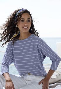 Джемпер Vivance 3/4-ARM, Blau/Weiß/Blue