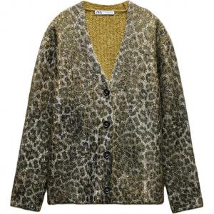 Трикотаж женский с леопардовым принтом ZARA