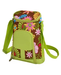 Сумка-Холодильник для вина на 2 бутылки с сырной доской, ножом и штопором Picnic At Ascot, multi