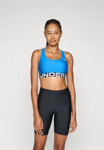 Бюстгальтер Under Armour HeatGear Mid Branded, Blue Atlantis/White/Blue