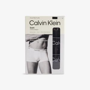 Трусы Calvin Klein Icon с логотипом, черный / серый