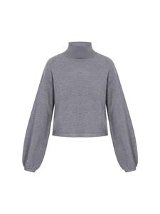 Женский свитер серого меланжа DreiMaster