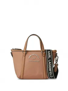 Сумка-тоут Rue St-Guillaume размера мини KARL LAGERFELD, коричневый