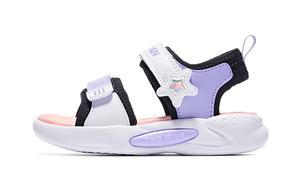 Детские сандалии с амортизацией и износостойкостью для детей 3–7 лет QIAODAN, белый/фиолетовый