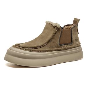 LEAVELAND Коричневые мужские челси, цвет Brown