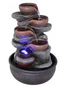 Globo lighting Светодиодный фонтан "Фонтана" черного цвета - (В)40 x Ø 25 см