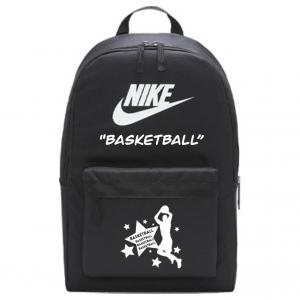 Nike Тканевый рюкзак Regular Unisex черный, Basketball Theme