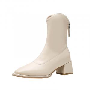 Ботильоны женские 5 см в коробке CAOT, Apricot 5Cm