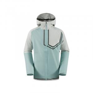 Трейлраннинговая ветровка Unisex водонепроницаемая, ветронепроницаемая, дышащая, устойчивая к истиранию, легкая SALOMON, синий/золотой