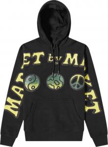 Худи Market Cali Lock Gradient Hoodie 'Black Overdye/Bodye', разноцветный