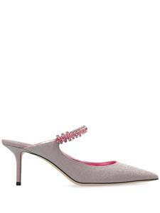 Jimmy Choo мюли Bing, украшенные кристаллами, розовый