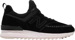 Кроссовки New Balance 574, черный/светло-розовый