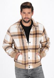 Куртка DreiMaster Bomber Jacket, Beige Multicolor/Brown