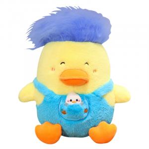 Плюшевая игрушка утка с младенцами 25см/35см/50см/60см/80см высота FANNIKEER, синий