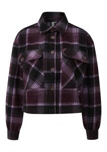 Блуза QS, баклажановый/светло-фиолетовый