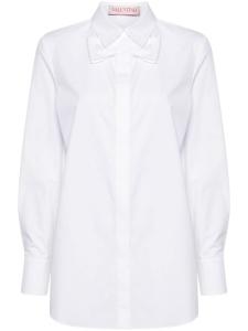 Valentino Garavani рубашка с бантом, белый