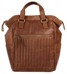 Городской рюкзак Spikes & Sparrow, натуральная кожа, цвет Cognac