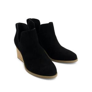 Ботинки Toms Gwen 10021339 Женские США 8.5 Черный Замок Клиновидный каблук Ботильоны ZPO2356