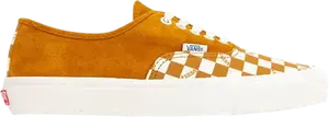Кеды Vans OG Authentic LX Buckthorn Brown Checkerboard Toe, коричневый