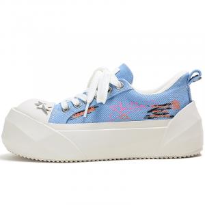 ADCDAVINCI Коллекция Sun, увеличивающая высоту, нескользящие низкие парусиновые туфли для женщин