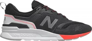 Кроссовки New Balance 997H 'Black Energy Red', черный