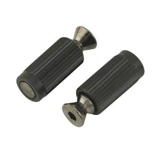 Оригинальные шпильки и вставки для крепления моста Floyd Rose — черный никель Original Machine Studs and Inserts