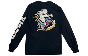 Прямая футболка с длинными рукавами Unisex RIPNDIP
