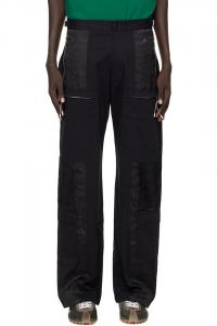 Нейлоновые брюки-карго с горным камуфляжем Casablanca, черный