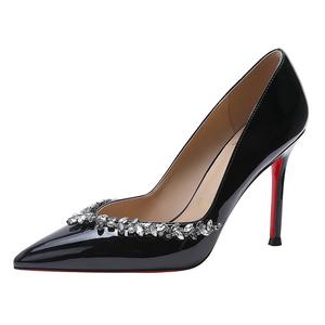 Женские туфли на тонком каблуке и высоком каблуке RoseDoris, Black