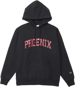 Худи Champion C3-Y102, с длинным рукавом, 100% хлопок, США, графический принт, мужская, повседневная, черный