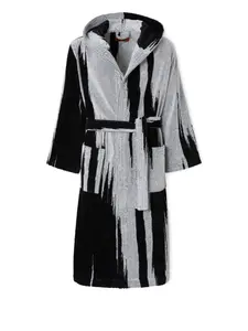 Халат с капюшоном Missoni Home, черный