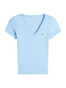 Tommy Jeans Футболка 'ESSENTIAL' в цвете Sky Blue