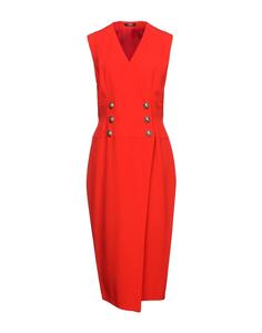 Платье миди Balmain, коралловый