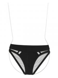 Трусы-брифы из прозрачного тюля Maison Close, черный