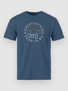 Футболка Horsefeathers Line Circle T-Shirt, moonlight blue