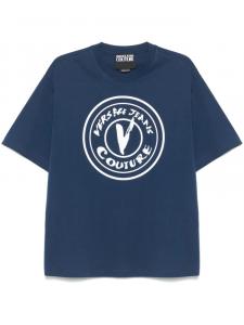 Футболка с логотипом Versace Jeans Couture, синий
