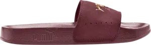 Сандалии Puma Leadcat Suede Slide Vineyard Wine, фиолетовый