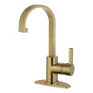 Смеситель для бара Kingston Brass Ls861.Ctl Continental 1.75 GPM с одним отверстием, brass