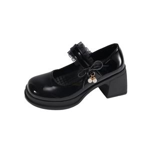 7 SEVFUN Женские туфли Мэри Джейн черные, цвет Black